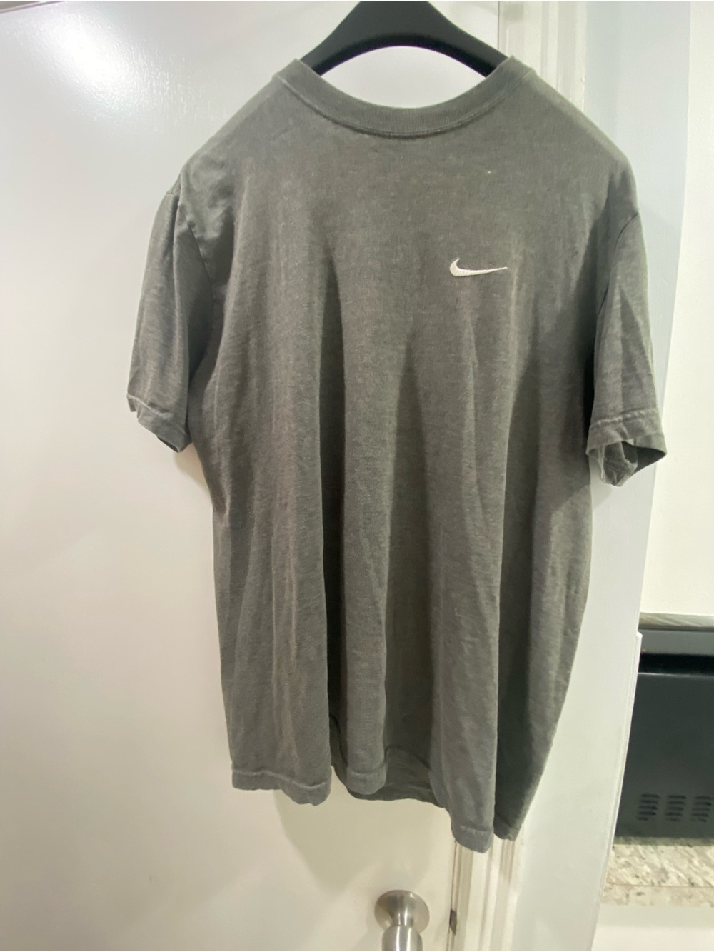 Nike Gray Short-Sleeve Swoosh Tee